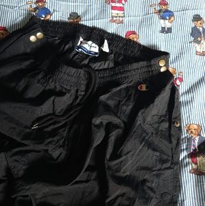 Vintage Champion Breakaway Warm Up Track Pants XL sweatpants joggers buttons